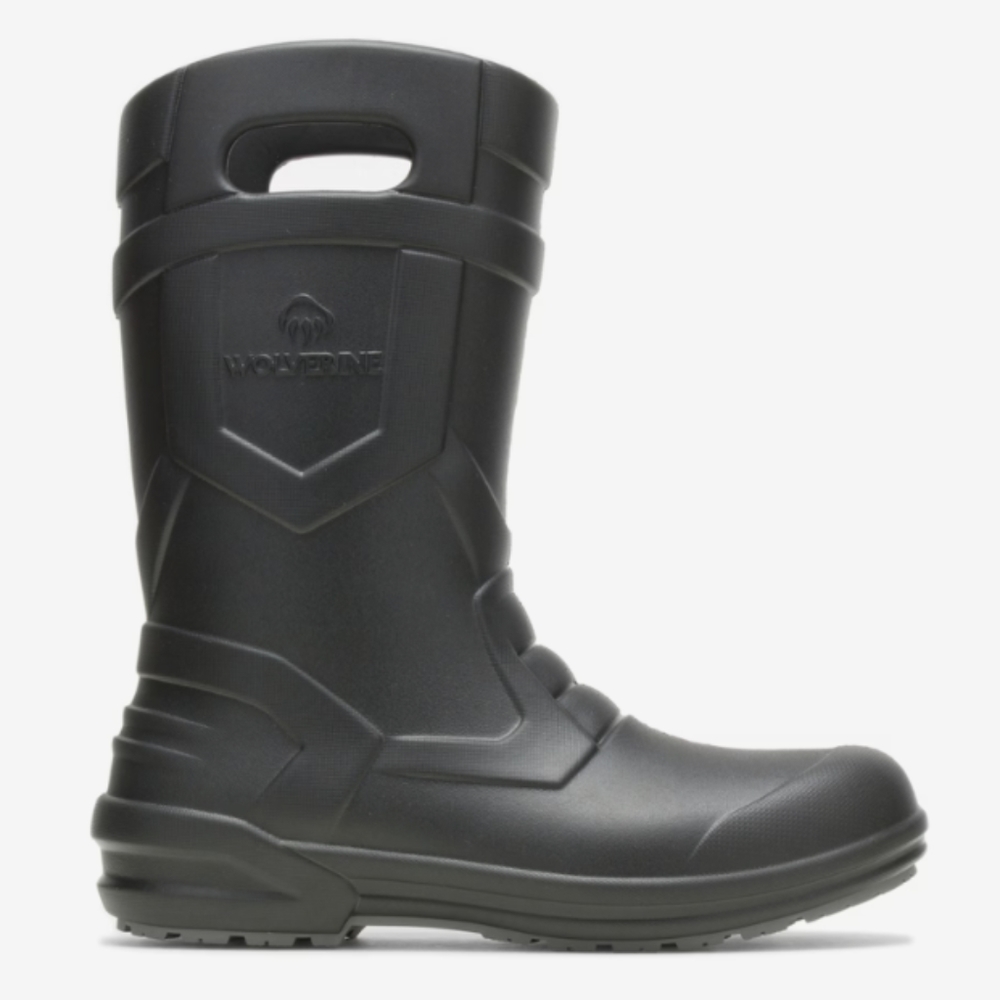 NIB Wolverine Scout Boot Oil And Slip Resistant Black Men's Size 9